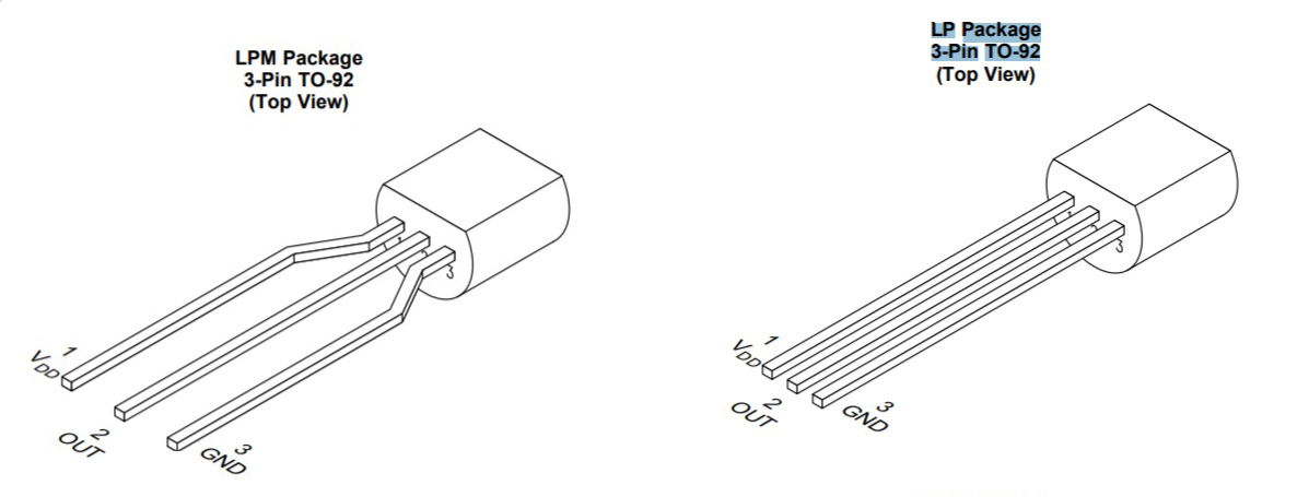 3-Pin TO-92 Package
